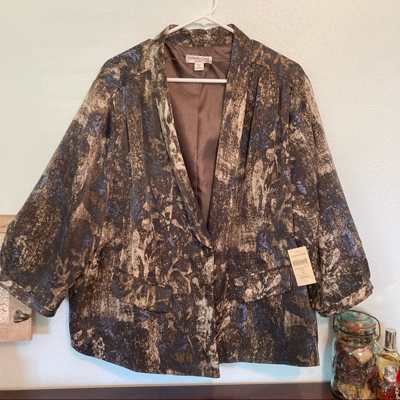Coldwater Creek Jackets & Blazers - Coldwater Creek 3/4 sleeve Blazer size 2X business casual workwear NWT jacket